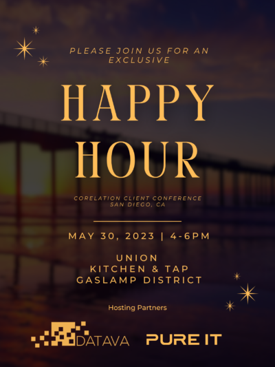 Corelation Happy Hour 4-6pm